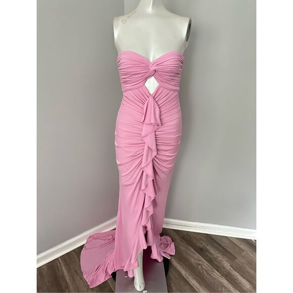 Cinq à Sept Jenna Strapless Ruffled Gown SIZE 2 - Picture 11 of 13